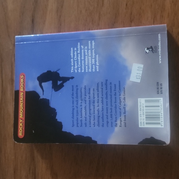 Sport Climbing in the Canadian Rockies Guide Book -Rock Climbing - Picture 5 of 5